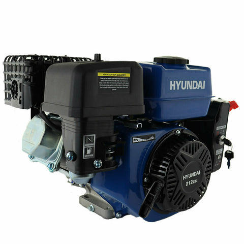 Image of Hyundai Hyundai IC210PE-20 212cc 6.5hp 20mm Electric-Start Horizontal Straight Shaft Petrol Engine, 4-Stroke, OHV