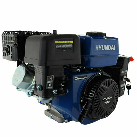 Hyundai IC210XE-20 212cc 7hp 20mm Electric-Start Horizontal Straight Shaft Petrol Engine, 4-Stroke, OHV