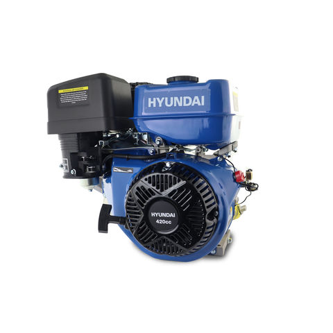 Hyundai IC420X-25 420cc 14hp 25mm Horizontal Straight Shaft Petrol Engine, 4-Stroke, OHV