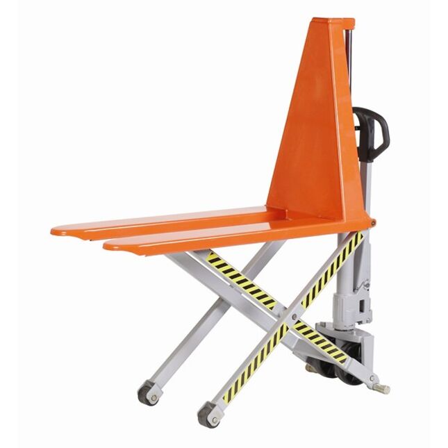View Eco Warrior Wracx10-e Semi Electric High Lift Pallet Truck 1170x540mm