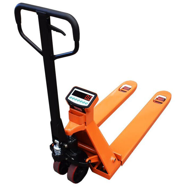 Image of Eco Warrior WRBFW20S 2000kg Premium Weighscale Pallet Truck 1150x540mm