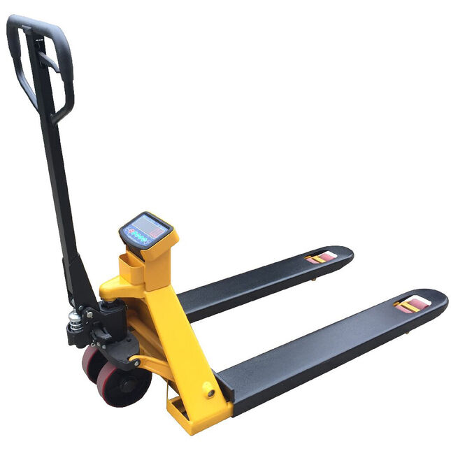 Image of Eco Warrior WRBFW20L 2000kg Premium Weighscale Pallet Truck 1220x685mm