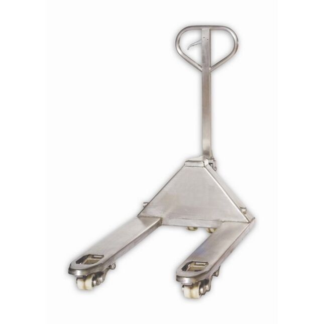 Eco Warrior Wrs25s115tnn 2500kg Full Stainless Steel Pallet Truck Wide Tandem Nylon 1150x540