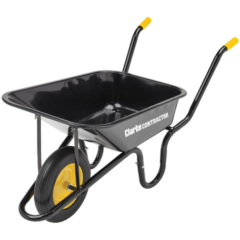 Image of Clarke Clarke WB85P Contractor 85L Wheelbarrow with Puncture-Proof Tyre