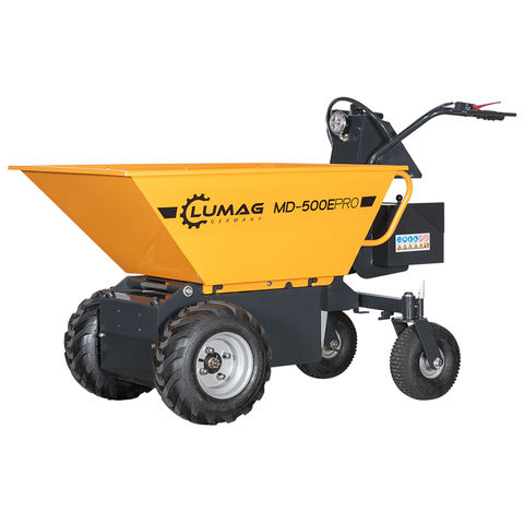 Image of Lumag Lumag MD500E 500kg Electric Power Barrow with Pneumatic Tip