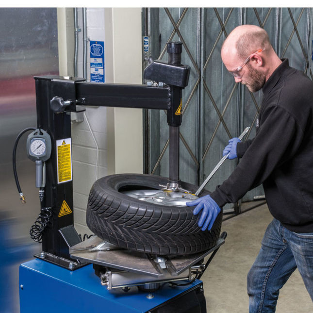 Draper TC100 Expert Semi Automatic Tyre Changer (230V) - Machine Mart