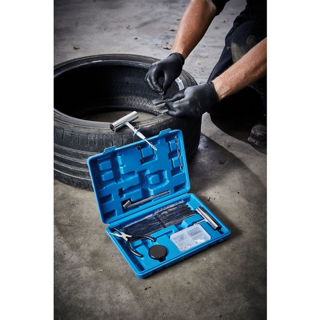 Draper Tyre Puncture Repair Kit for Tubeless Off Road Vehicles (65 ...