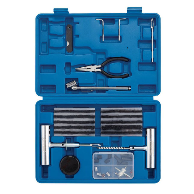 Draper Tyre Puncture Repair Kit for Tubeless Off Road Vehicles (65 ...