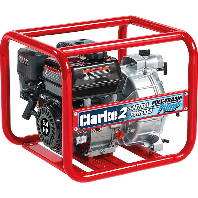Clarke PF50 Petrol Powered 2″ Full-Trash Water Pump