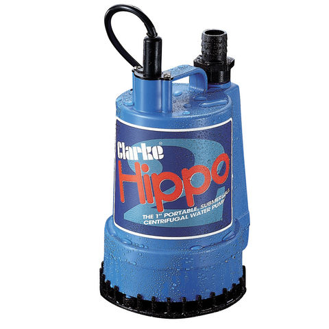 Clarke Hippo 2 1" 250W 85Lpm  6m Head Submersible Water Pump (230V)