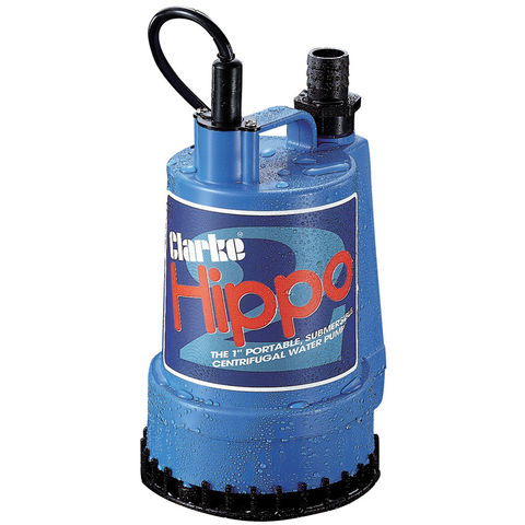 Clarke Hippo 2 1" 250W 85Lpm 6m Head Submersible Water Pump (110V)