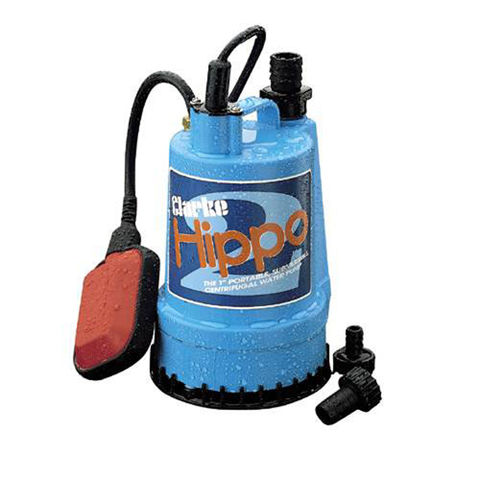 Clarke Hippo 2A 1" 250W 85Lpm 6m Head Water Pump with float switch (230V)