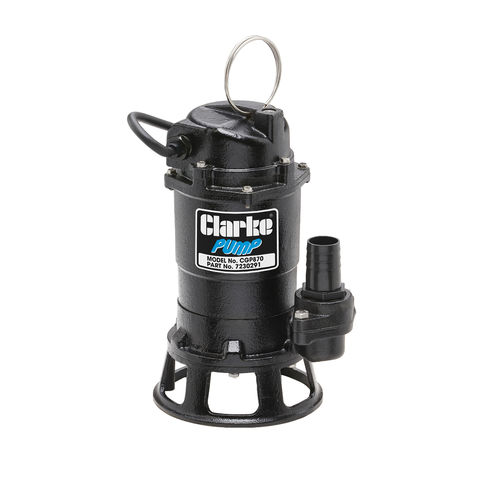 Clarke CGP870 1¼" (31.75mm) 870W 140Lpm 10m Head Grinder Pump (230V)