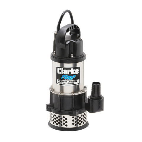Clarke CHHDP830 1¼” 830W 180Lpm 20m High-head Draining Pump (230V)