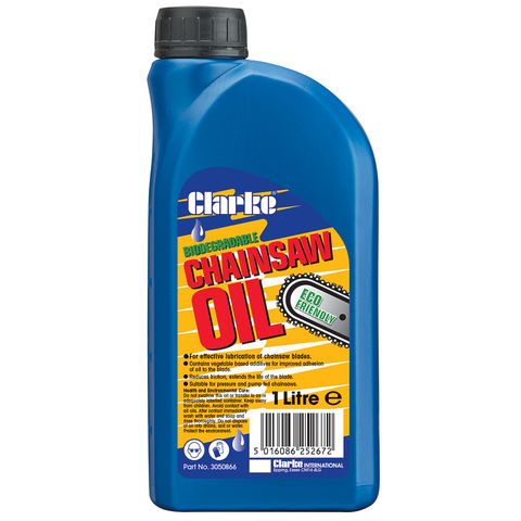 Clarke 1 Litre Biodegradable Chainsaw Blade Oil