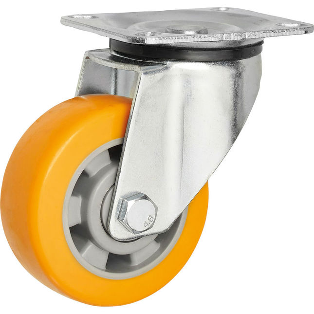 Clarke Ml100spu 100mm Pu Swivel Castor -200kg-