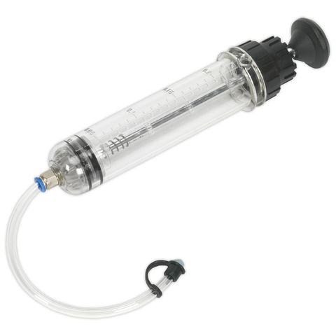 Sealey VS404 200ml Oil & Brake Fluid Inspection Syringe 