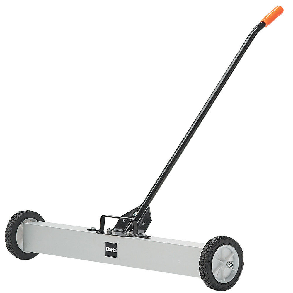 NEW 36 Inch Magnetic Sweeping Picker Pusher.7" Wheel.Construction Site Cleaning. 