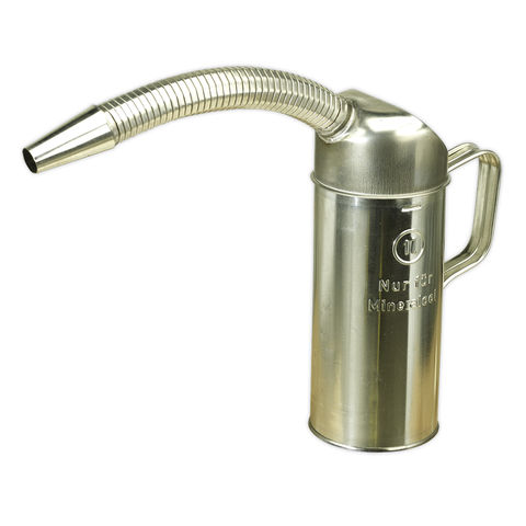 Image of Sealey Sealey JM1F 1L Metal Measuring Jug with Flexible Spout