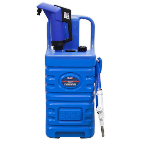Image of Sealey Sealey DT55BCOMBO1 55L Mobile AdBlue Dispensing Tank with Pump - Blue