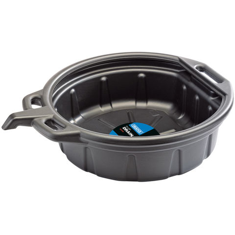 Draper Black 16L Fluid Drain Pan