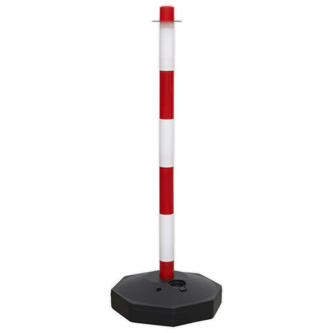 Image of Sealey Sealey RWPB01 Red/White Post with Base