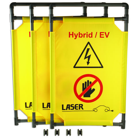 Image of Laser Laser Hybrid/EV Folding Safety Barrier