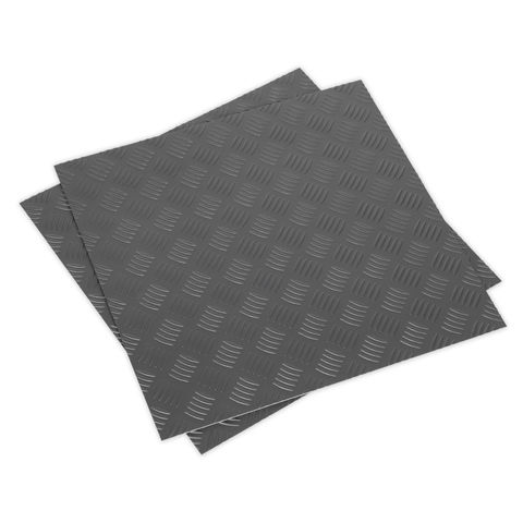 Sealey FT1S Treadplate Floor Tiles - Self Adhesive