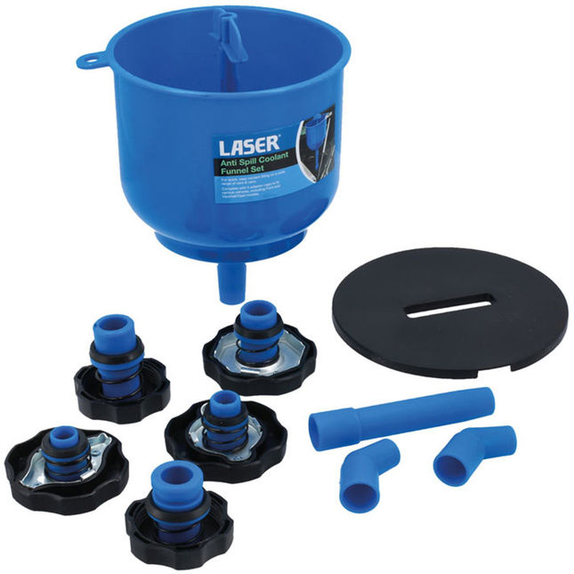 Image of Laser 8638 Anti Spill Coolant Funnel Set