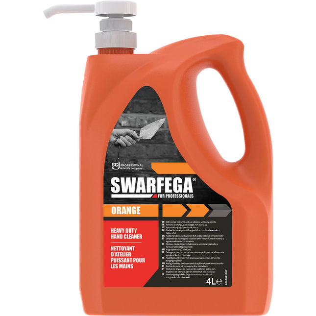 Deb Swarfega Orange Pump Bottle 4 Litre