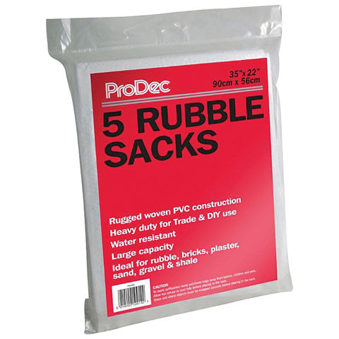 Rodo 5 Pack of Woven Rubble Sacks