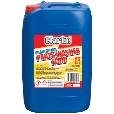 Image of Clarke Clarke PWF25L 25 Litre Parts Washer Fluid - Ready to use