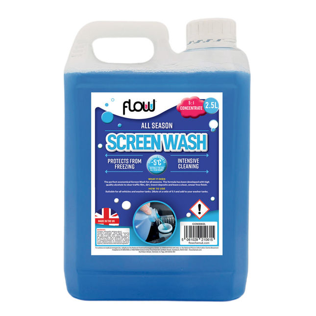 2.5l Concentrated Screen Wash