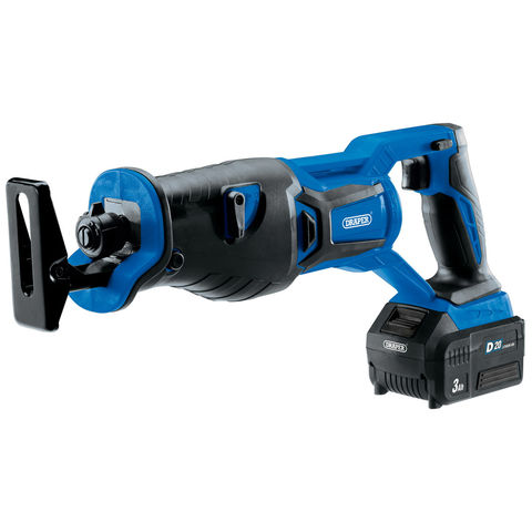 Image of Draper D20 Draper D20RS28SET D20 20V Brushless Reciprocating Saw with 3Ah Battery and Fast Charger