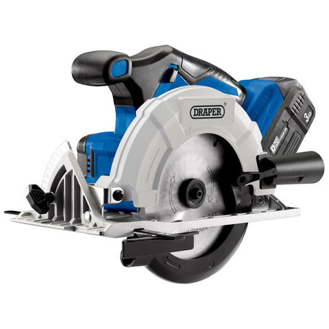 Draper D20CS165SET D20 20V Brushless Circular Saw with 3Ah Battery and Fast Charger