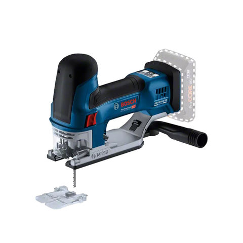 Image of Bosch Bosch GST 18V-155 BC Professional Barrel Handle Cordless Jigsaw with 2 x Blades (Bare Unit)