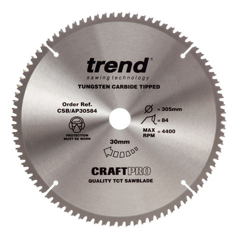 Trend CSB/CC30548 Crosscut Craft Saw Blade 305x30mm 48T