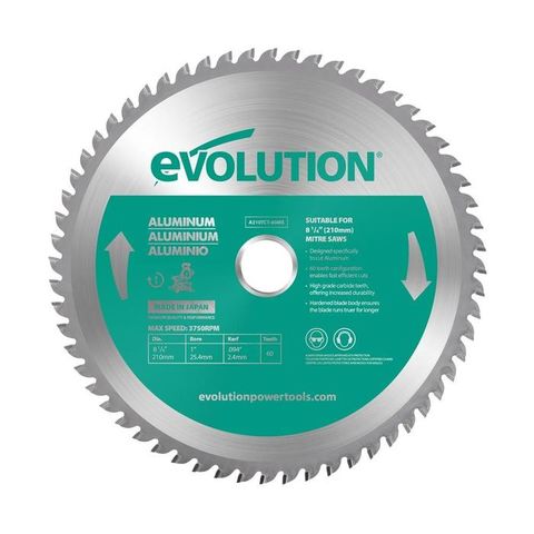 Photo of Evolution Evolution A210tct-60ms 210mm Aluminium Blade