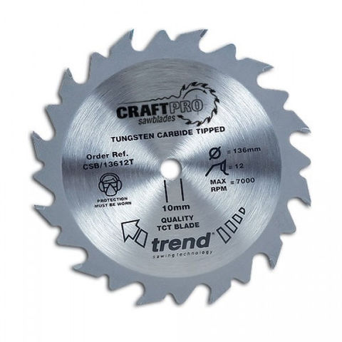 Photo of Trend Trend Csb/18424a - 24t Craftpro Saw Blade 184mm