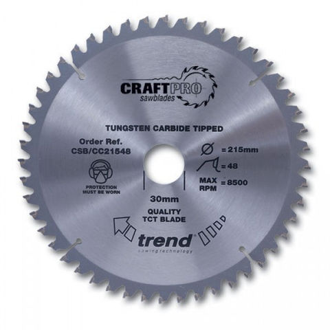 Photo of Trend Trend Csb/cc26072 - 72t Craftpro Saw Blade 260mm