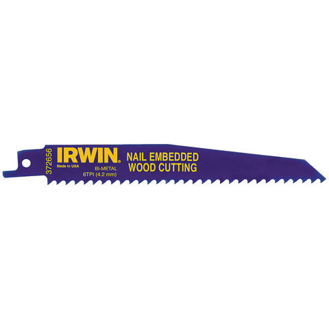 Irwin Nail-Embedded Reciprocating Blade (5 Pack)