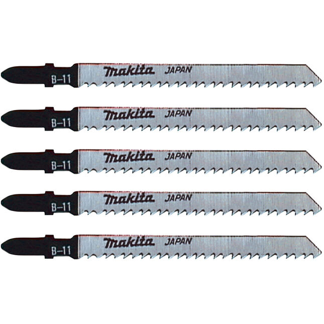 Makita A-85634 Clean Cut Jigsaw Blades - Wood -5 Pack-
