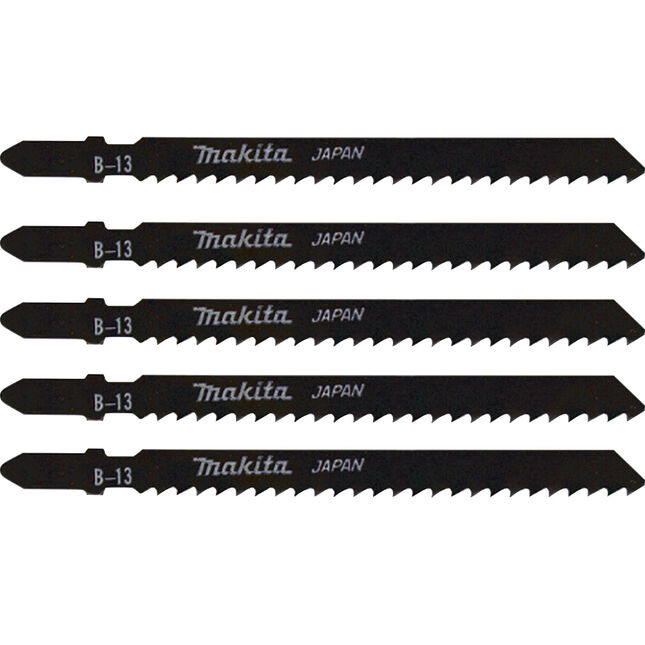 Makita A-85656 Basic Cut 73mm Jigsaw Blades - Wood -5 Pack-