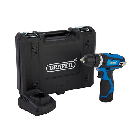 Draper 12V Combi Drill with 1.5Ah Battery & Fast Charger