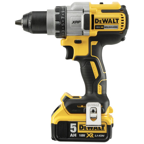 DeWalt DCD991P2-GB 18V XR Brushless 3 Speed Drill/Driver with 2x 5Ah Li ...