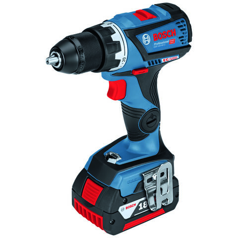 Bosch GSR 18 V-60 C Professional Connected 18V Drill/Driver with 2x5.0Ah Batteries and L-BOXX
