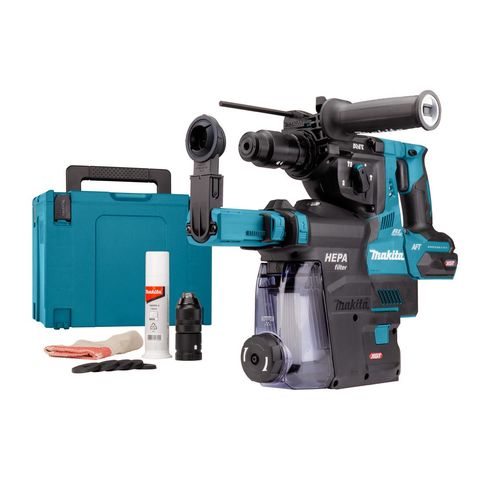 Makita HR004GZ02 40VMAX XGT SDS+ Rotary Hammer (Bare Unit) with Dust Collector and MakPac Case