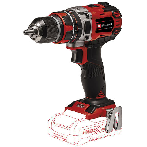 Image of Einhell Power X-Change Einhell Power X-Change TE-CD 18/50 Brushless Cordless Combi Impact Drill (Bare Unit)