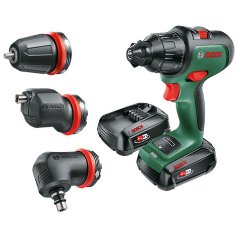 Image of Power for All Alliance Bosch AdvancedImpact 18 Classic Green Cordless Two-speed Combi Drill (With 2 x 2.5Ah Battery, 1 x Charger & 3 Attachments)