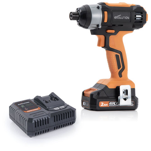 Evolution R18IDR-Li 18V Cordless Impact Driver with 2Ah Battery & Charger